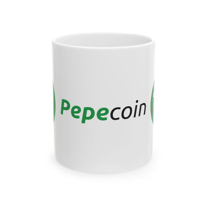 Mug for Frens and Pepecoin Holder, Ceramic Mug