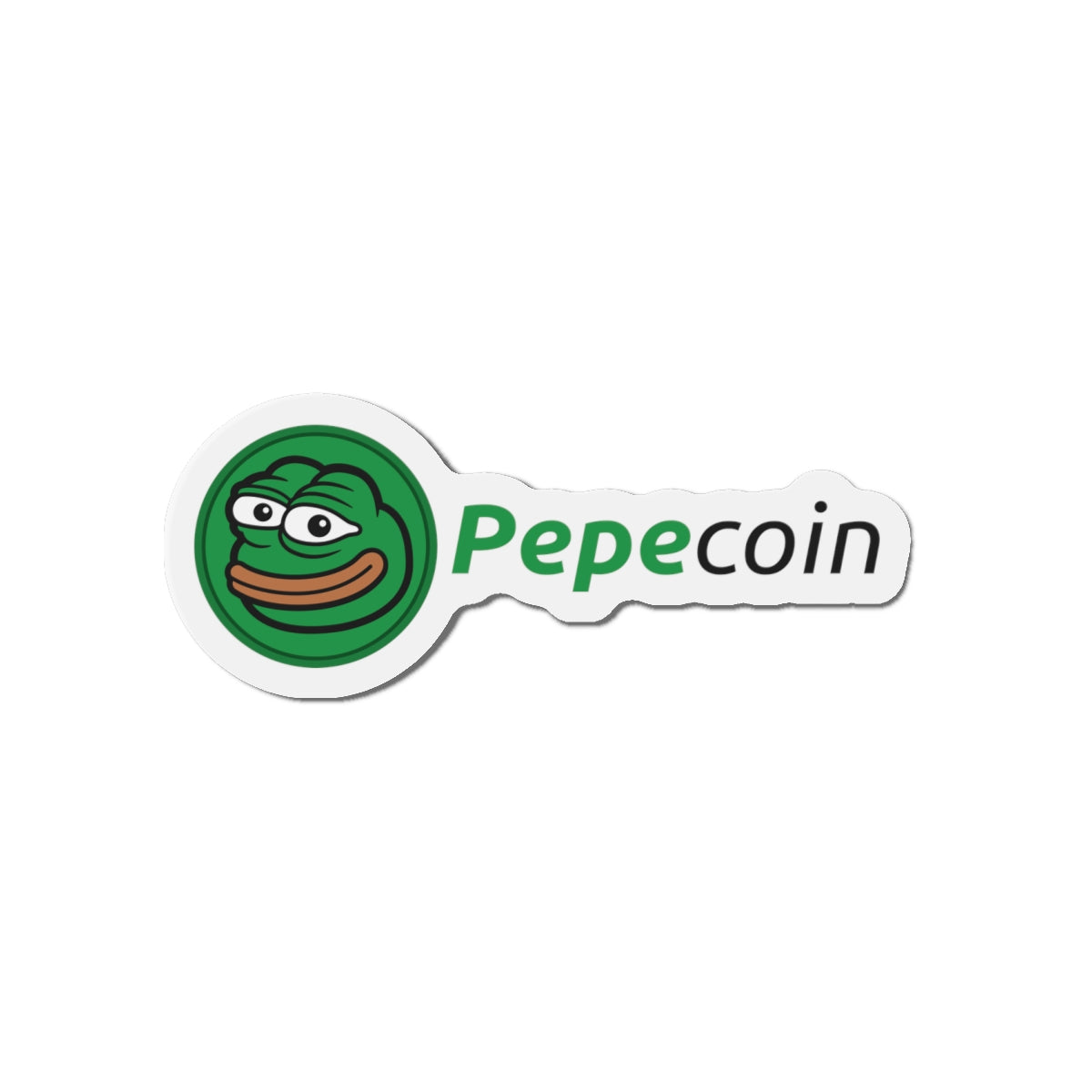 Die-Cut Magnets - Pepecoin Frog Frens