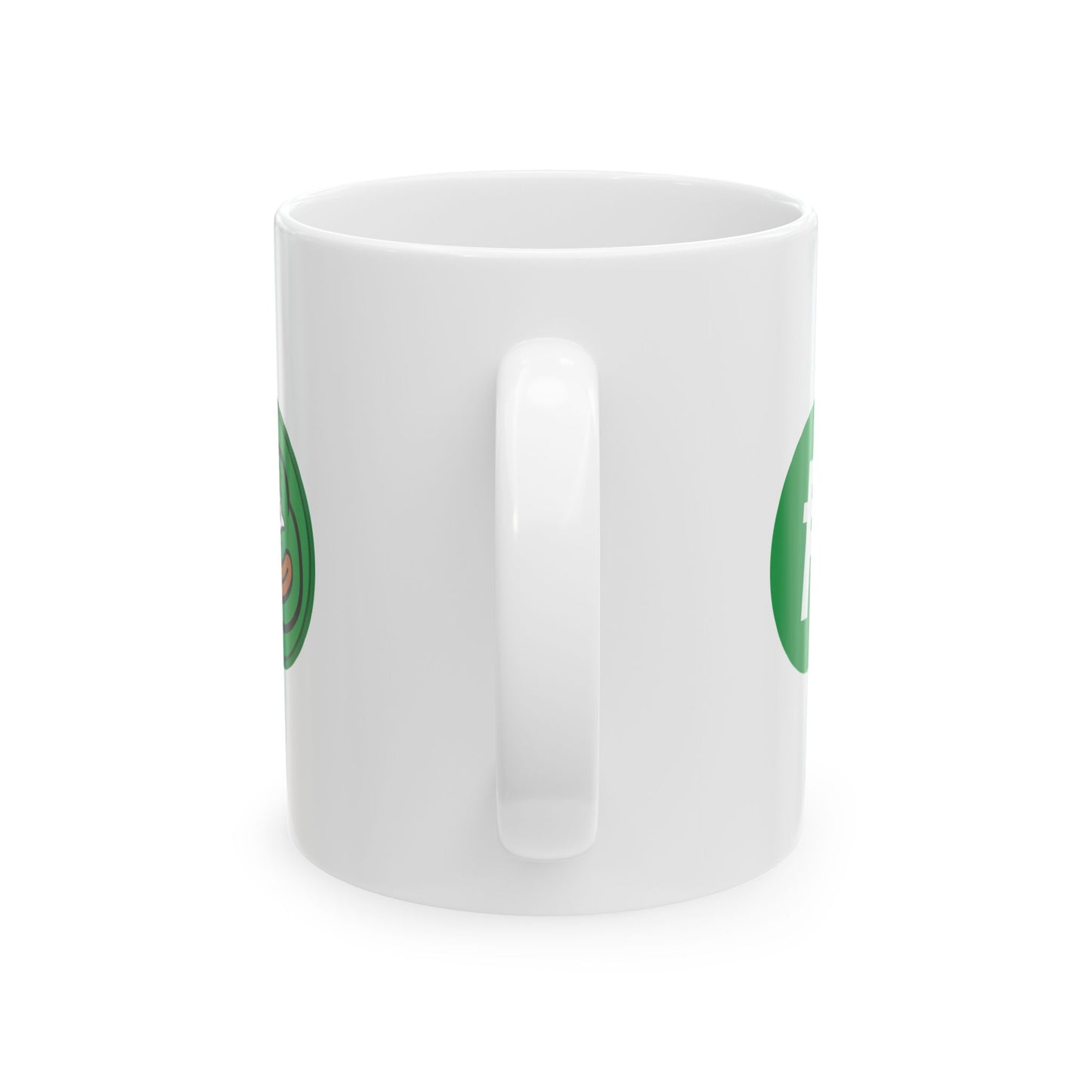 Mug for Frens and Pepecoin Holder, Ceramic Mug